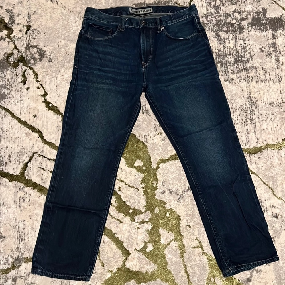 Express men’s jeans 34x30 Rocco slim fit straight leg